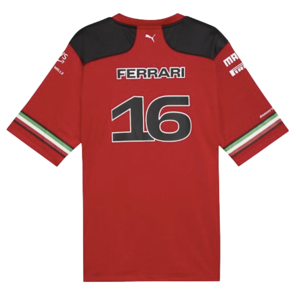 2023 Ferrari Charles Leclerc American Football Jersey_1