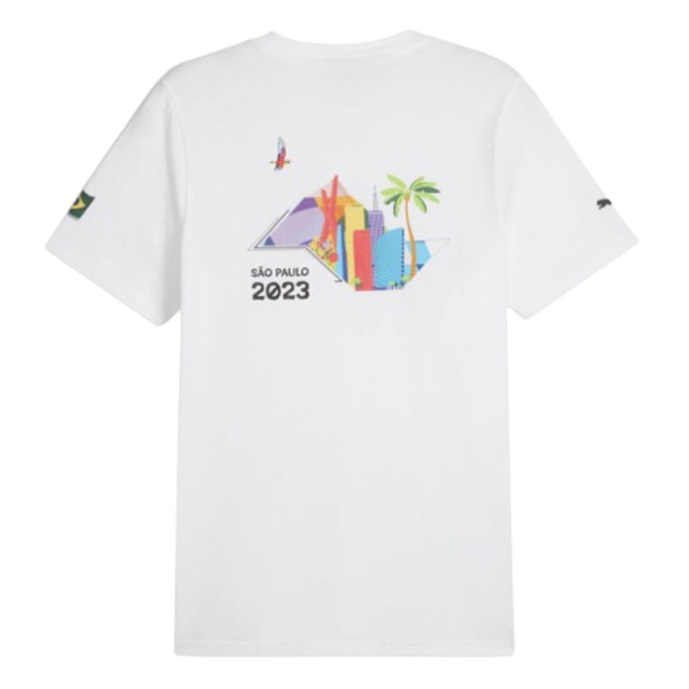 2023 Ferrari Brazil Race Tee (White)_1