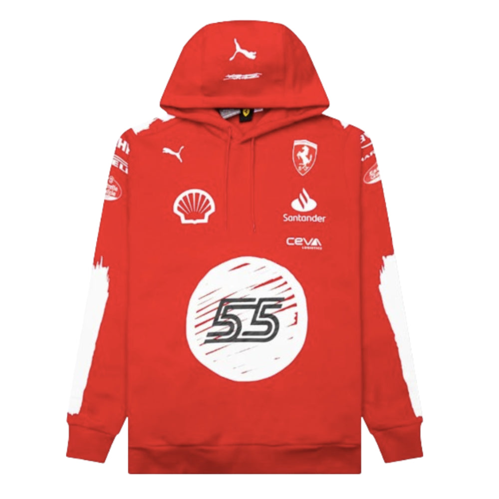 2023 Ferrari x Joshua Vides Replica Hoody Sainz_0