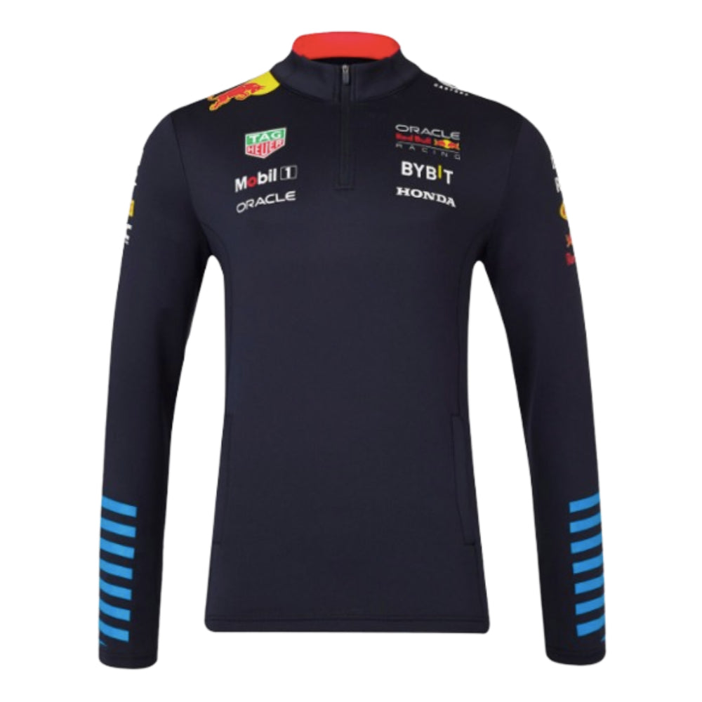 2024 Red Bull Racing Team 1/4 Zip Midlayer - Night Sky_0