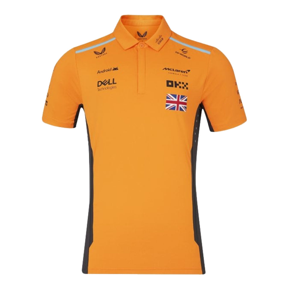 2024 McLaren Lando Norris Replica Polo Shirt (Autumn Glory)_1