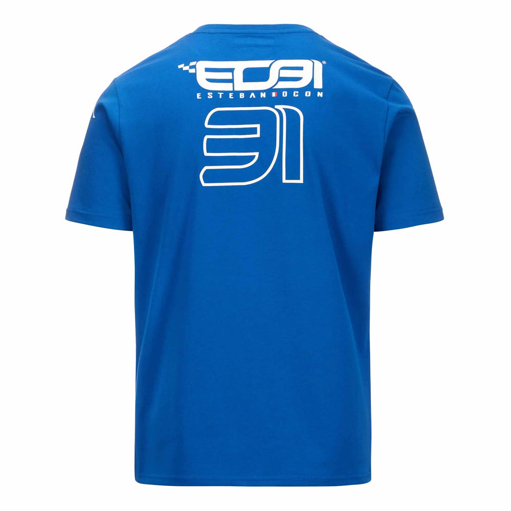 2024 Alpine Esteban Ocon T-Shirt (Blue)_1