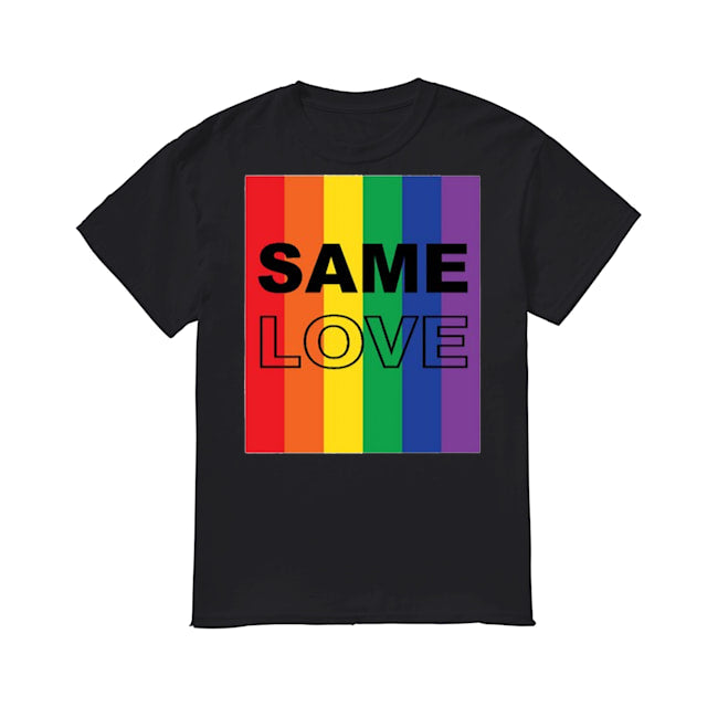 Sebastian Vettel Same Love LGBTQ+ T-Shirt (Black)